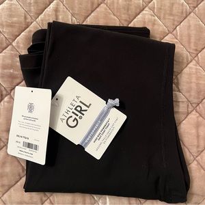 Girls Athleta highrise powervita chitchat tight black, size 16 XXL NWT